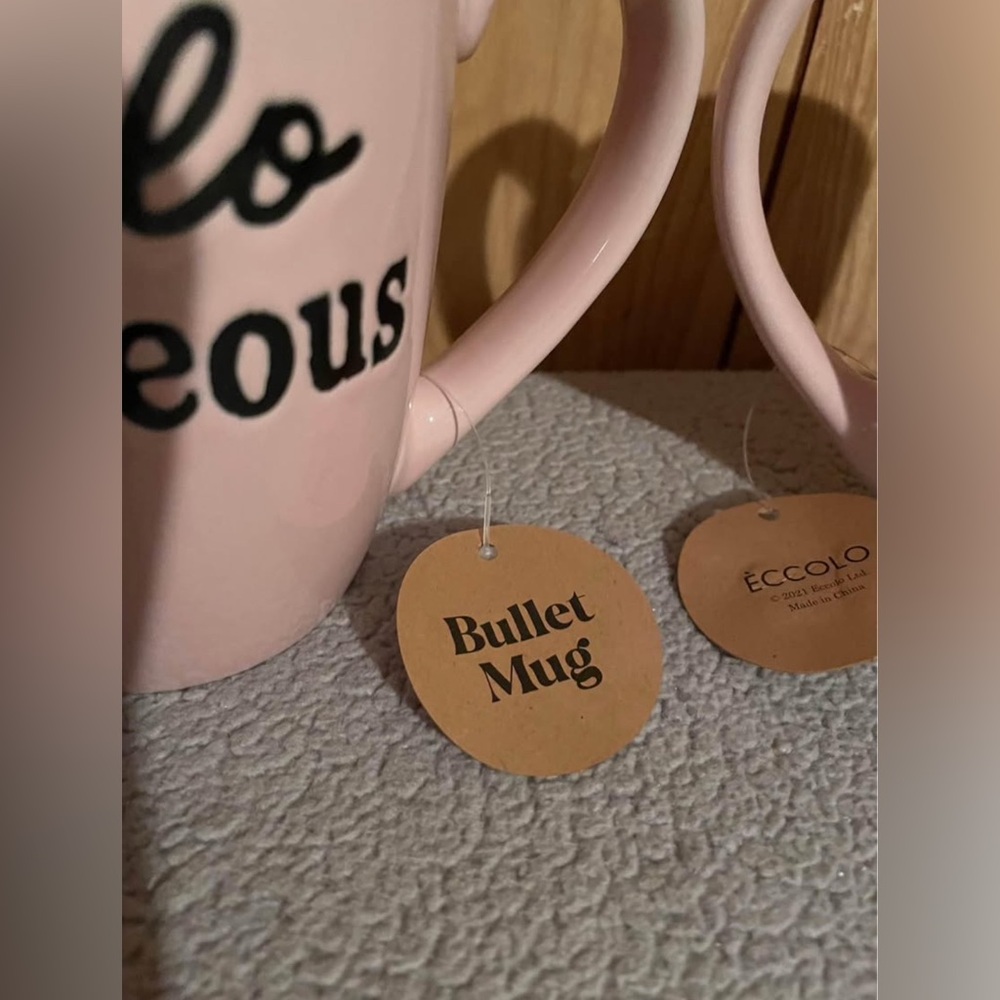 Hello Gorgeous Pink Mugs - Picture 2 of 8